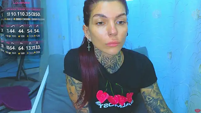 Živá chatovací místnost tattooedBabyy