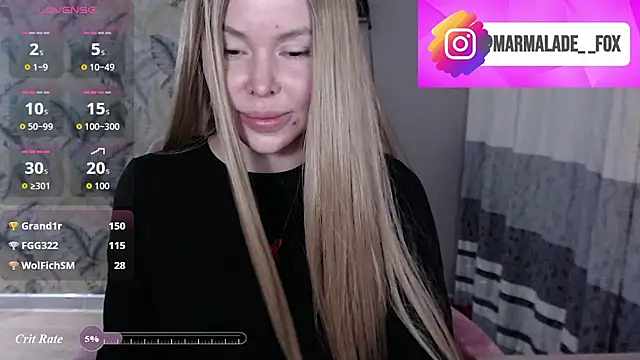 Chat soba uživo modela Marmalade_Fox