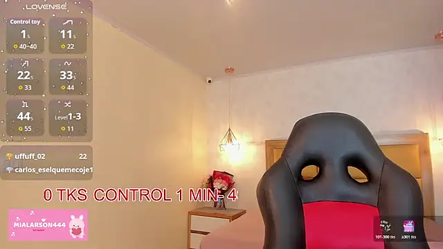 Živá chatovací místnost LARSONMIA