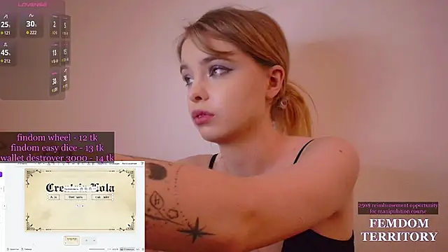 Sala de chat ao vivo de Creatrix_Lola
