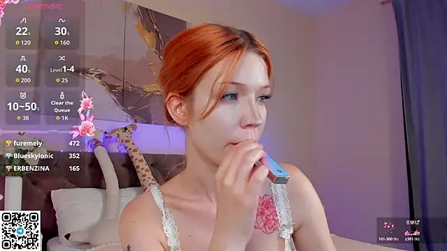 Chatroom en direct de Linablueeyed