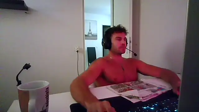 Show de alpha-hunk na webcam