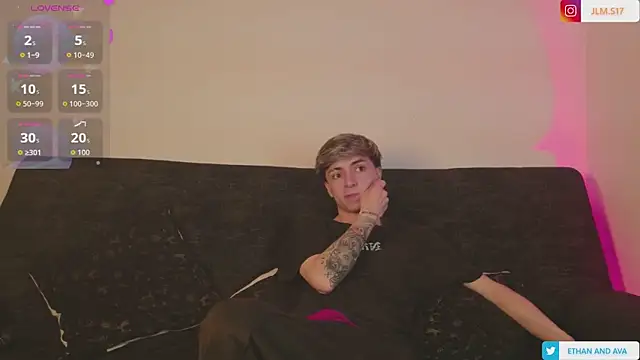 Živá chatovací místnost ethan_and_ava