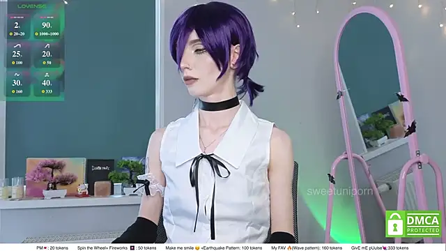 Živá chatovací místnost sweetuniporn
