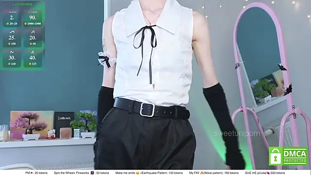 Živá chatovací místnost sweetuniporn