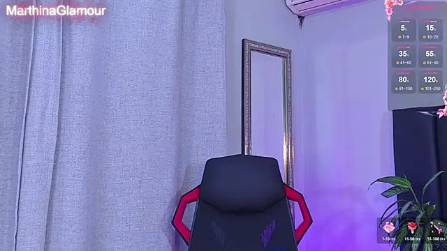 חדר צ'אט בשידור חי של Marthina