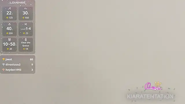 kiaratentation Adlı Modelin Canlı Sohbet Odası