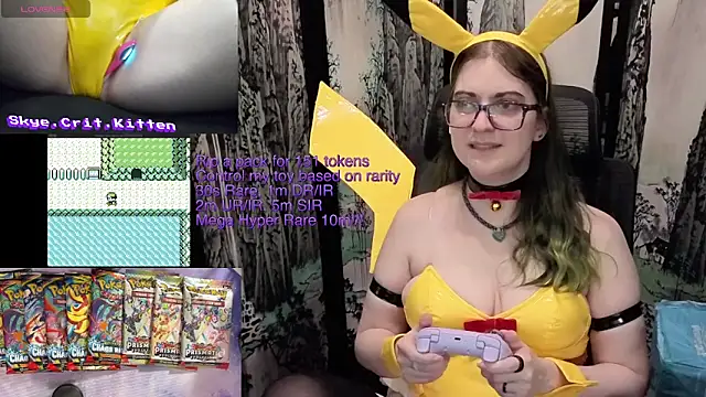 חדר צ'אט בשידור חי של CritKitten
