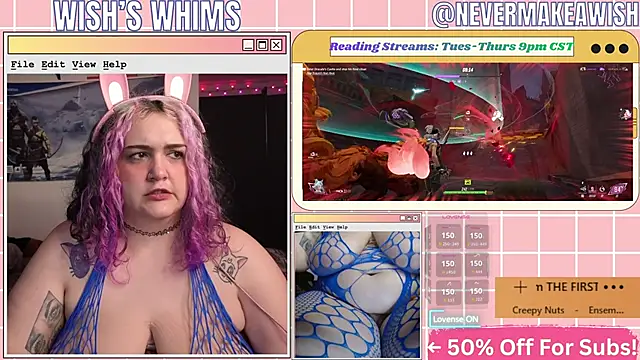 Sala de chat en directo de nevermakeawish