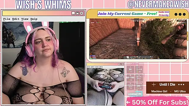 nevermakeawishn Live chat-huone