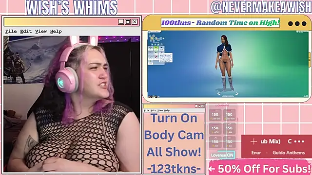 Živá chatovací místnost nevermakeawish