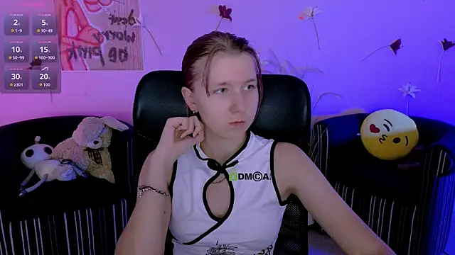 חדר צ'אט בשידור חי של gloria_bubble