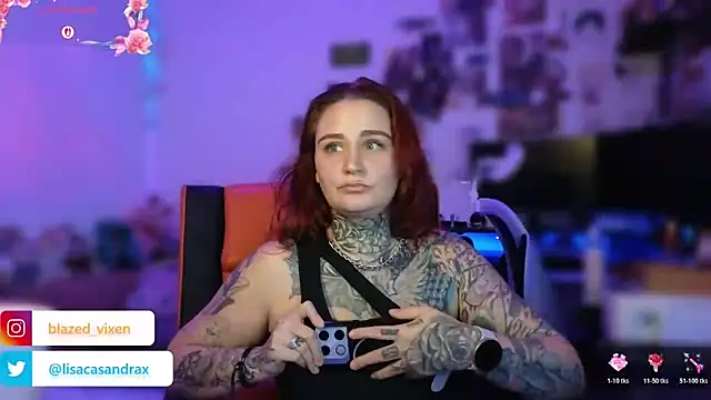 Živá chatovací místnost blazed_vixen