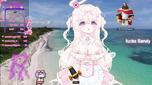 חדר צ'אט בשידור חי של sandyluxury