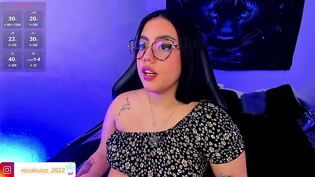 Nicolle_Ruizz Adlı Modelin Canlı Sohbet Odası