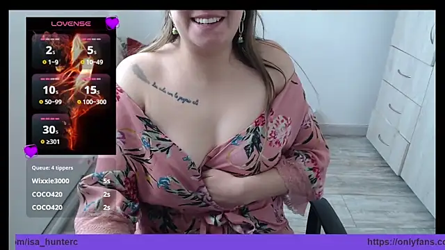 Živá chatovací místnost isabellahunternurs12