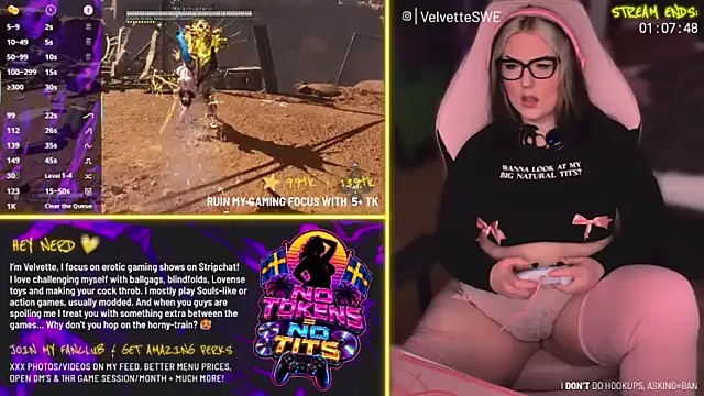 Sala de chat en directo de VelvetteSWE