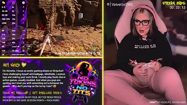 Sala de chat ao vivo de VelvetteSWE