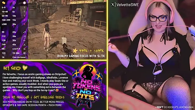 VelvetteSWE Live Chatraum