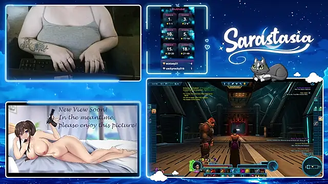 Živá chatovací místnost Sarastasia417