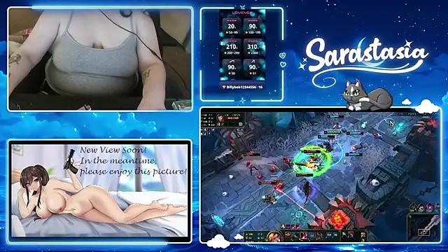 Živá chatovací místnost Sarastasia417