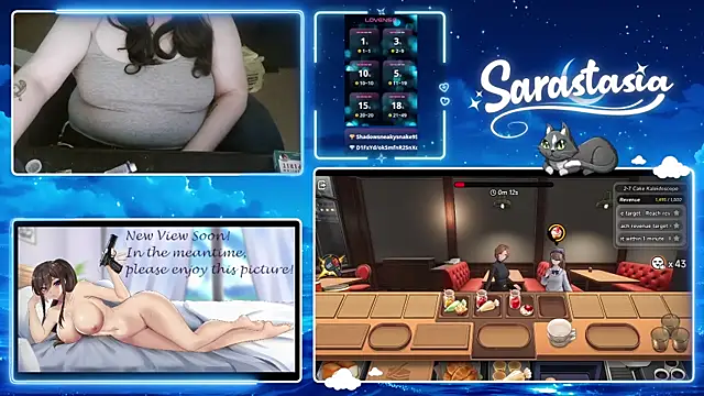 Živá chatovací místnost Sarastasia417