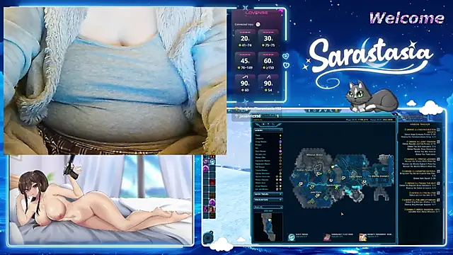 Živá chatovací místnost Sarastasia417