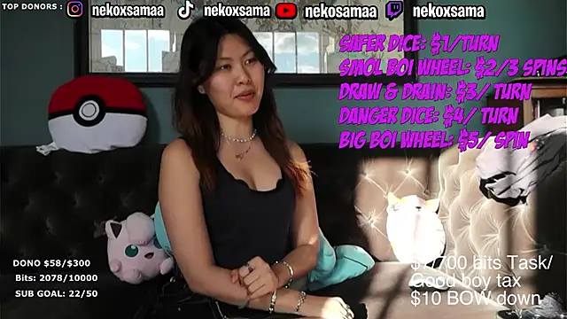 Chatroom en direct de NekoxSama