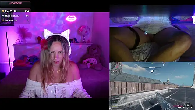 חדר צ'אט בשידור חי של Angie-night
