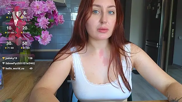 EvangelinFox Adlı Modelin Canlı Sohbet Odası