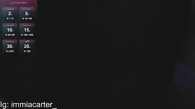 Živá chatovací místnost miaxcarter