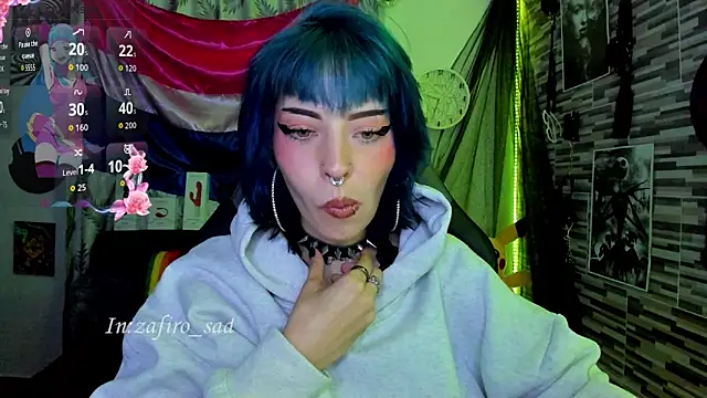 חדר צ'אט בשידור חי של BlueElyxra