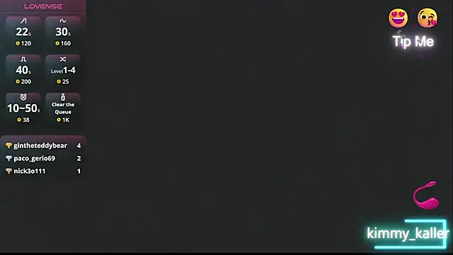 Živá chatovací místnost kimmy_kaller