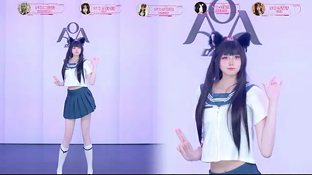 Show de sexo ao vivo de AOA-001