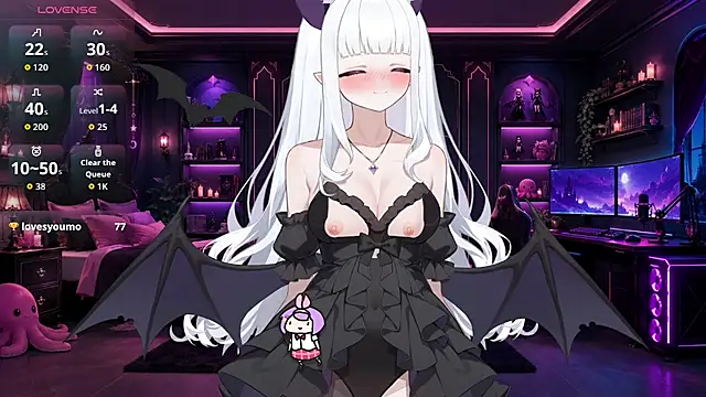 חדר צ'אט בשידור חי של kaori_moon