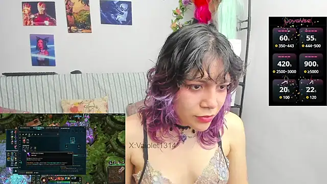 Živá chatovací místnost VaioletUwU