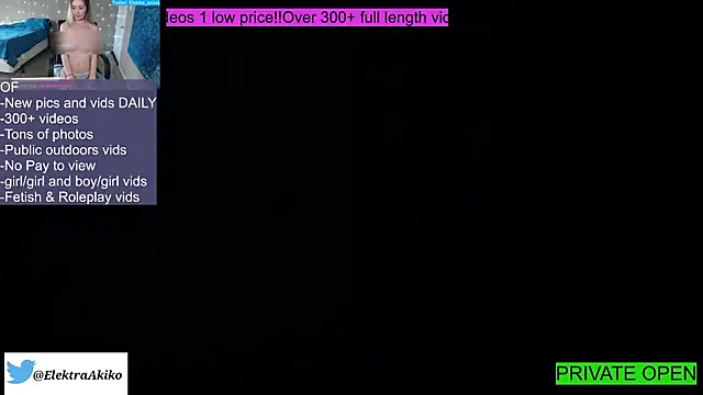 Sala de chat ao vivo de ElektraExotic