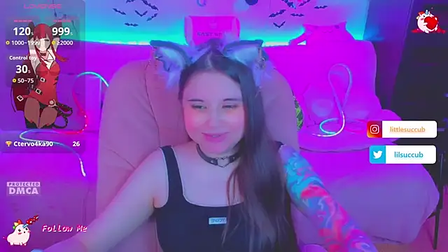 Lolisuccub Adlı Modelin Canlı Sohbet Odası