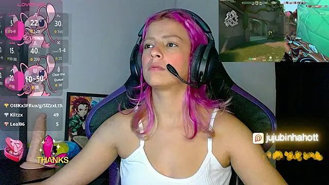 Show de jujubinhahot na webcam