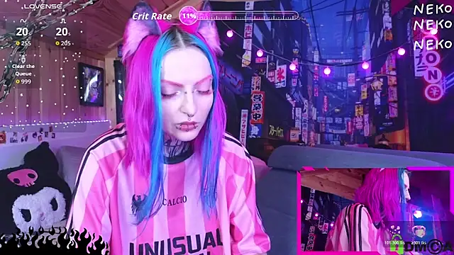 חדר צ'אט בשידור חי של NekoCyber