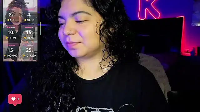 חדר צ'אט בשידור חי של kimmiakiss22