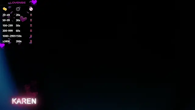 Živá chatovací místnost Karen_sex92