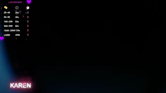 Chatroom en direct de Karen_sex92