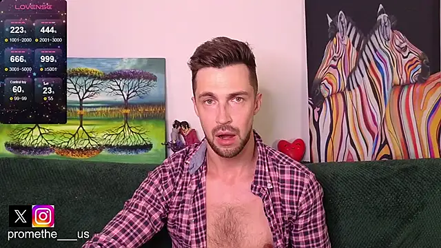 הופעת סקס קאם בשידור חי של Promethe_us