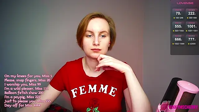 KinkyMissCherry – live chatrum