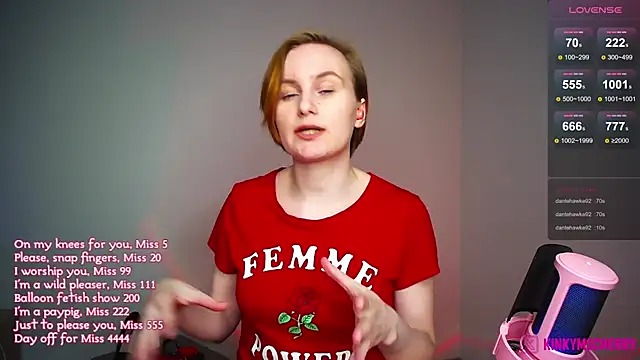KinkyMissCherry's Live Chat Room