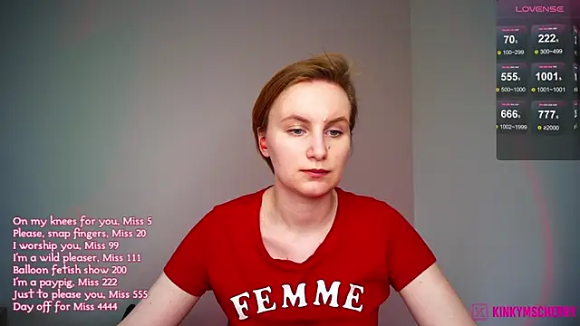 KinkyMissCherry Live chatroom