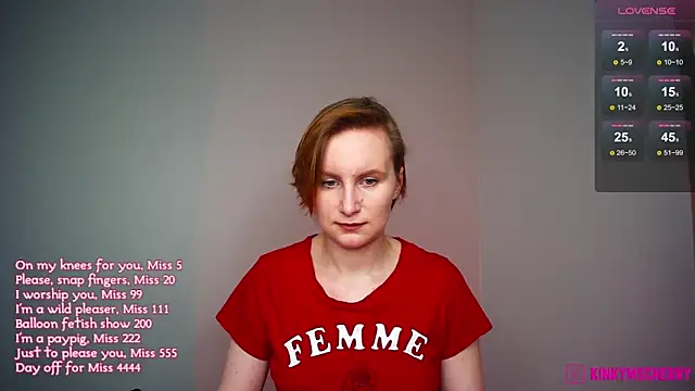 KinkyMissCherry – live chatrum