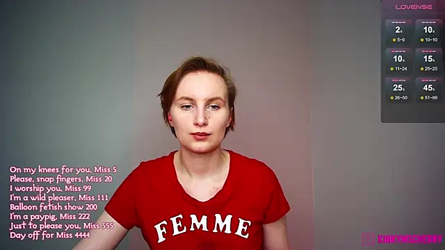 KinkyMissCherry লাইভ চ্যাট রুম