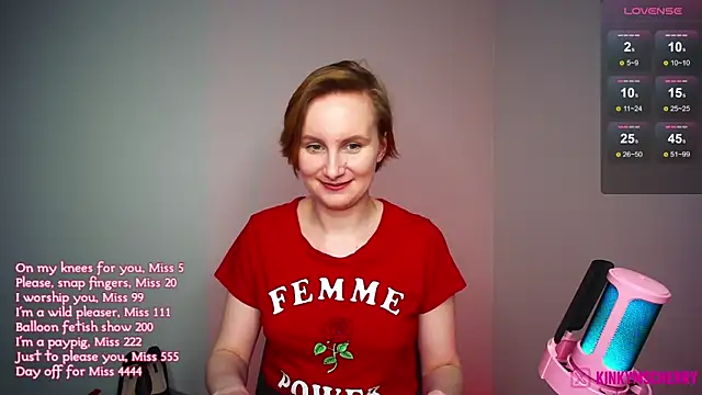 Chat ao vivo de KinkyMissCherry